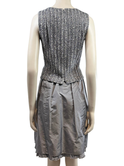 Chanel Karl Lagerfeld Spring 2006 Grey tweed suit
