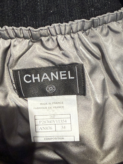 Chanel Karl Lagerfeld Spring 2006 Grey tweed suit