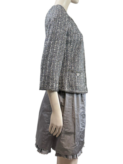 Chanel Karl Lagerfeld Spring 2006 Grey tweed suit