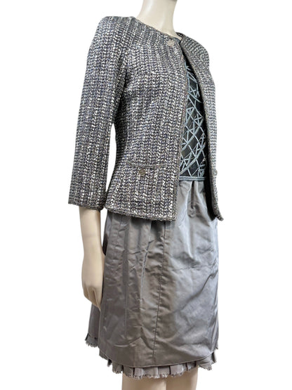 Chanel Karl Lagerfeld Spring 2006 Grey tweed suit