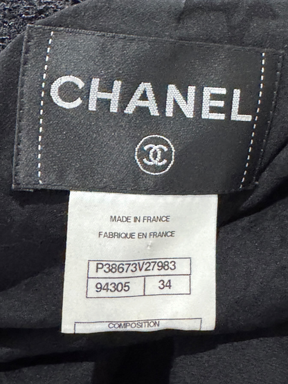 Chanel Metiers dArt Prefall 2010 Paris Shangai Black tweed jacket