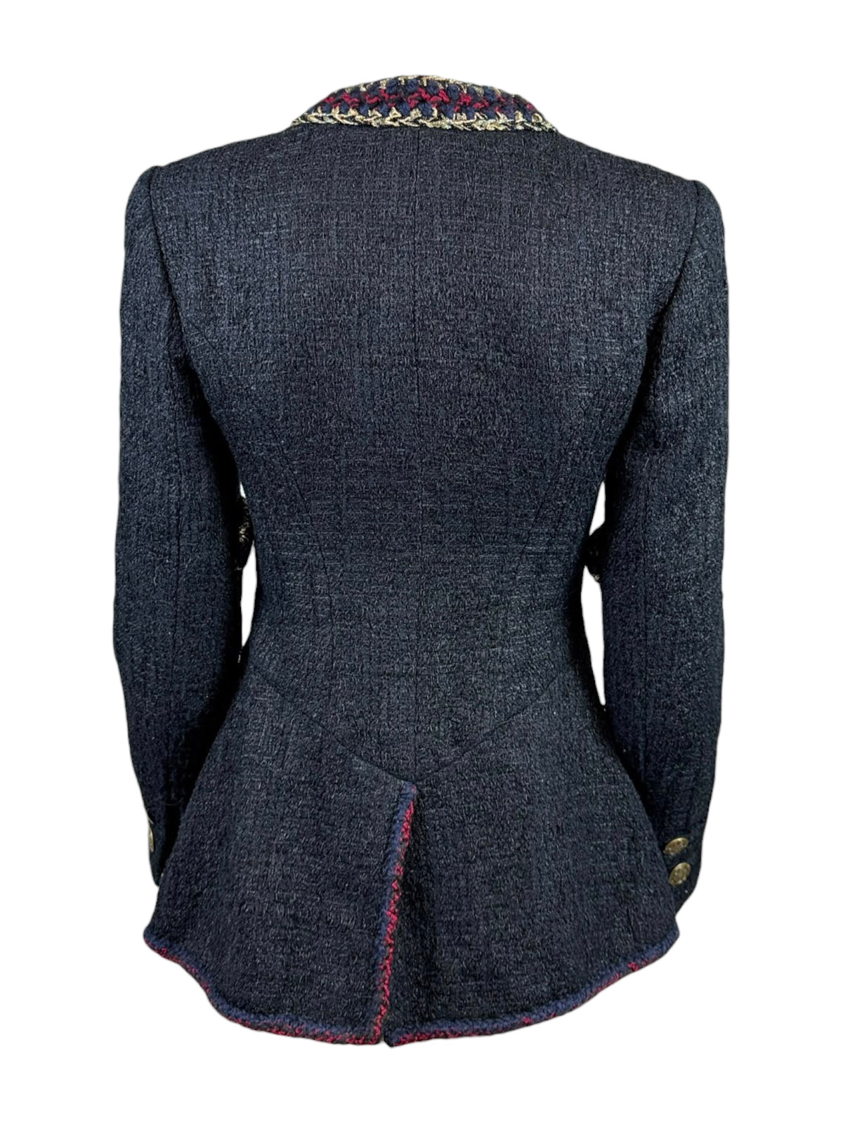 Chanel Metiers dArt Prefall 2010 Paris Shangai Black tweed jacket