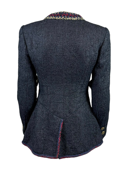 Chanel Metiers dArt Prefall 2010 Paris Shangai Black tweed jacket