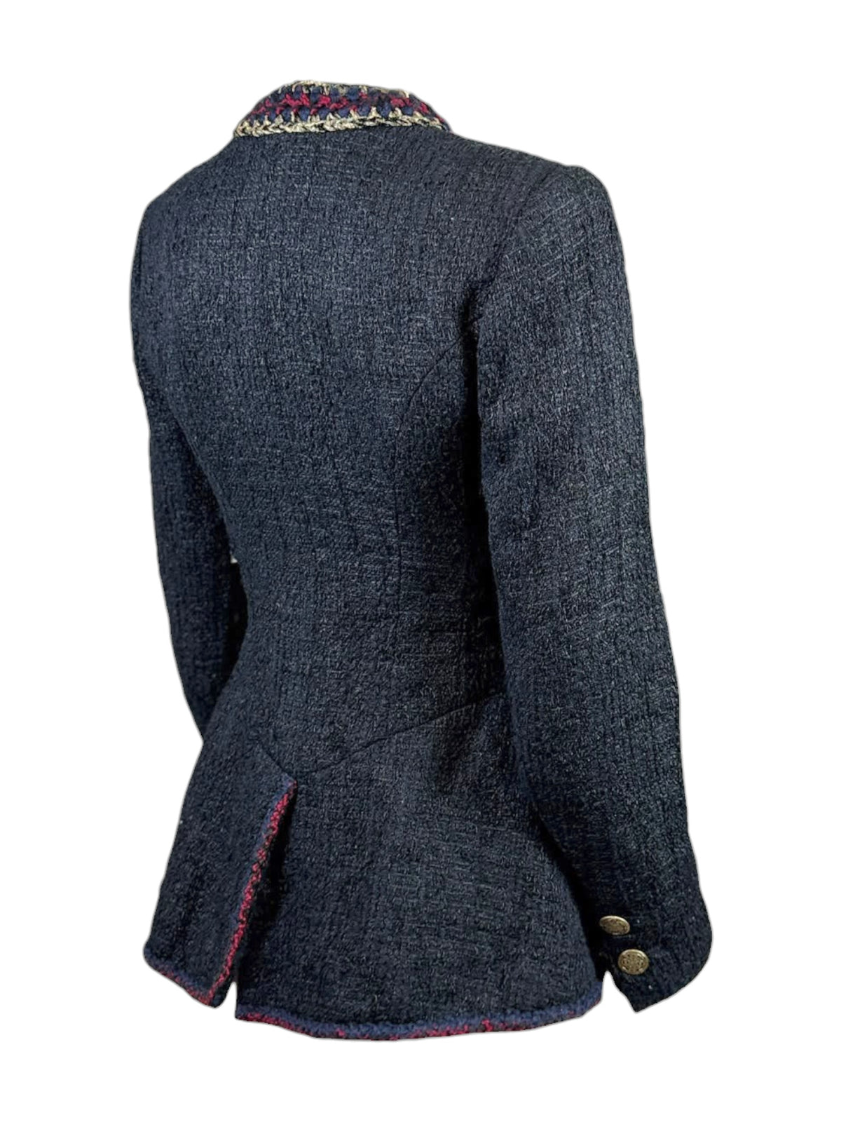 Chanel Metiers dArt Prefall 2010 Paris Shangai Black tweed jacket