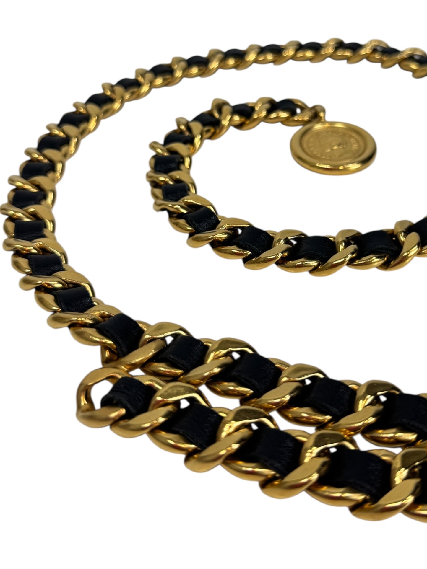 Chanel Spring 1995 chain belt