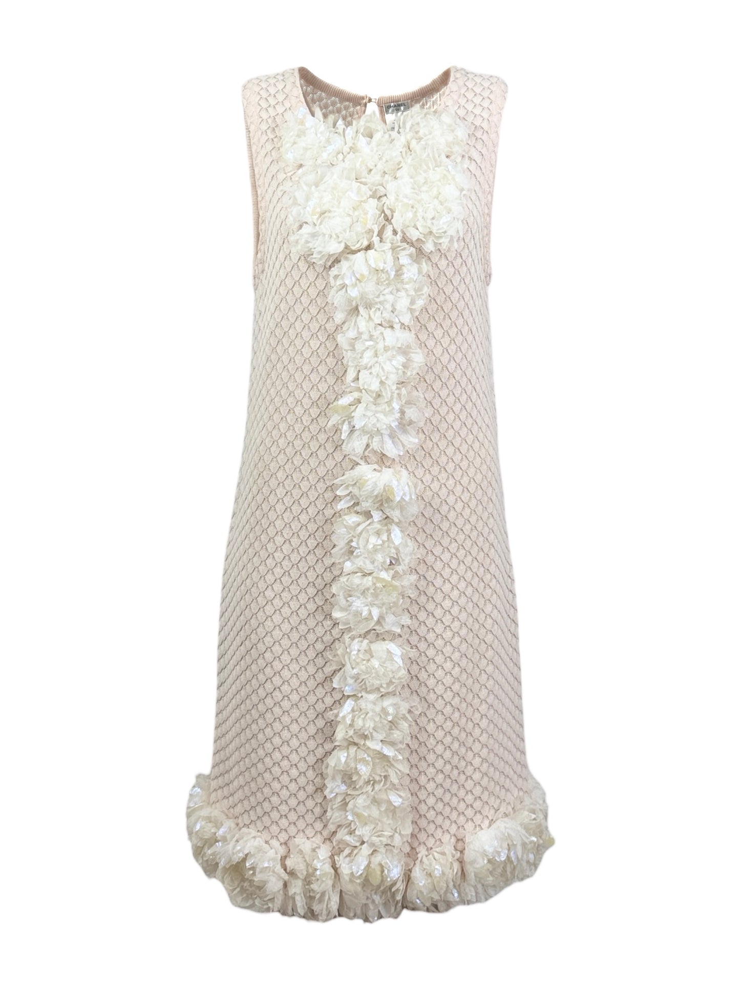 Chanel Spring 2012 Look 47 pink flower dress