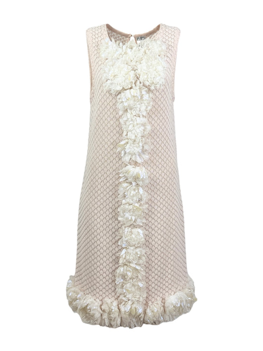 Chanel Spring 2012 Look 47 pink flower dress