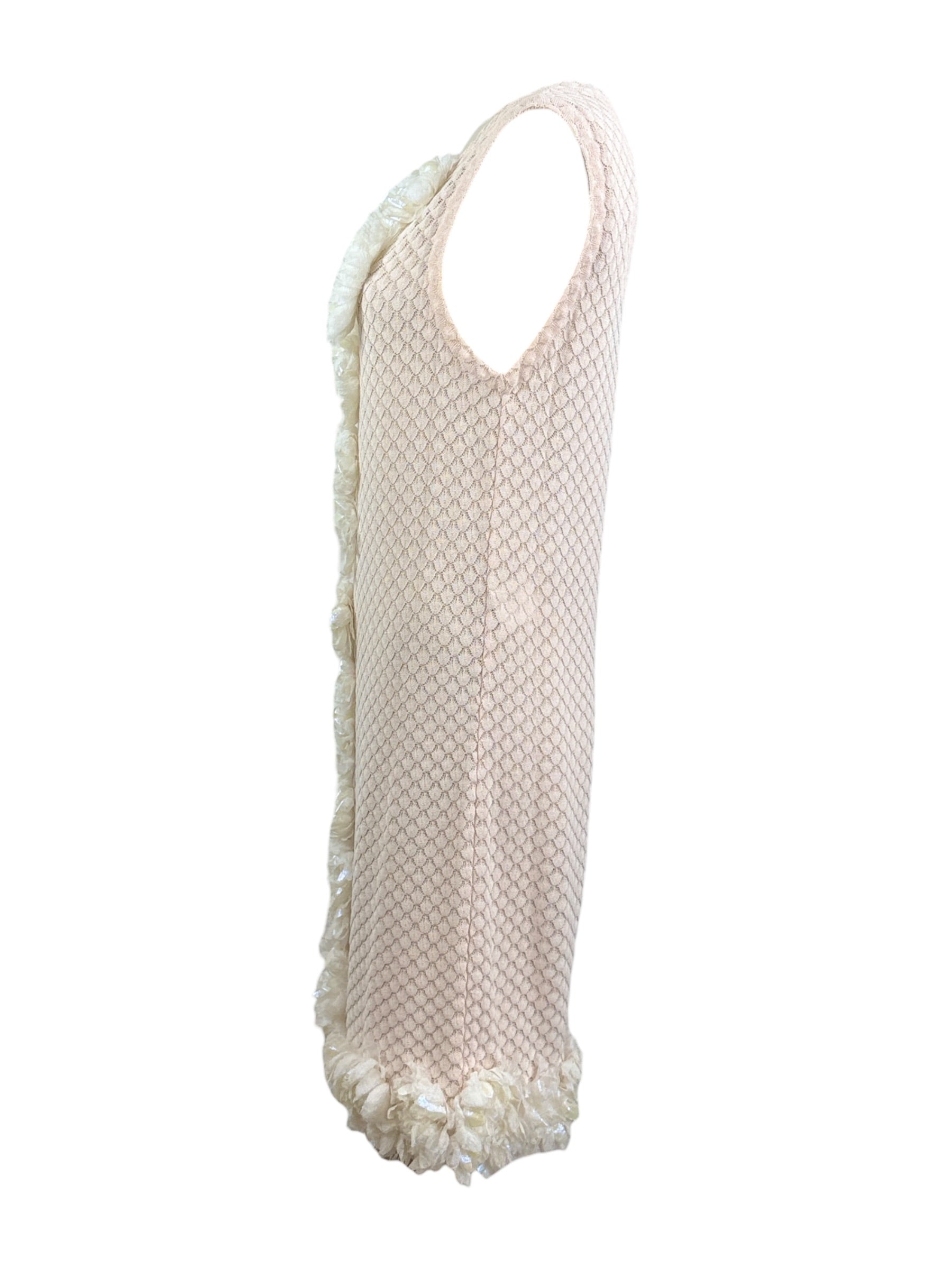 Chanel Spring 2012 Look 47 pink flower dress