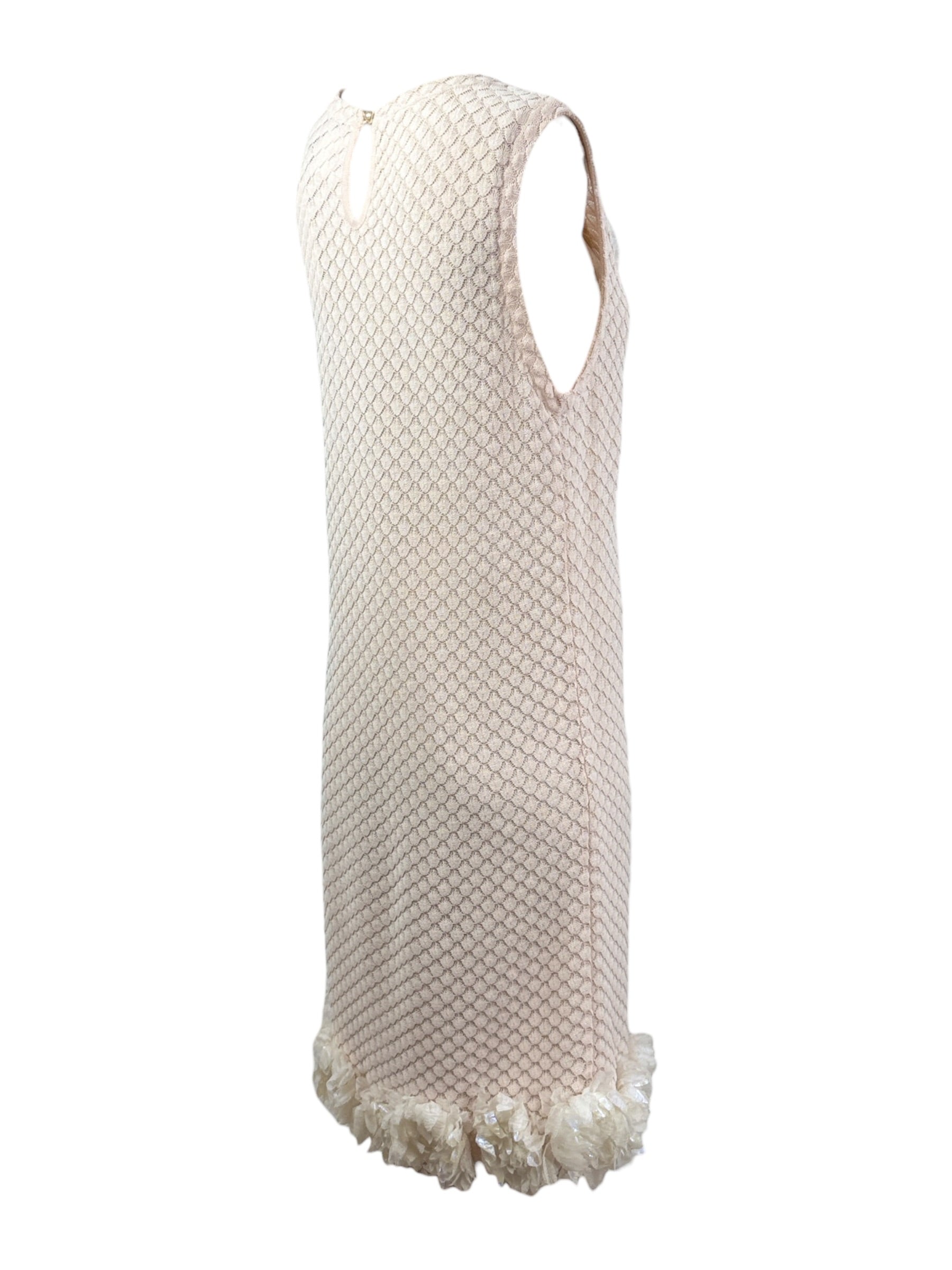 Chanel Spring 2012 Look 47 pink flower dress