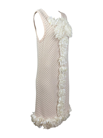 Chanel Spring 2012 Look 47 pink flower dress