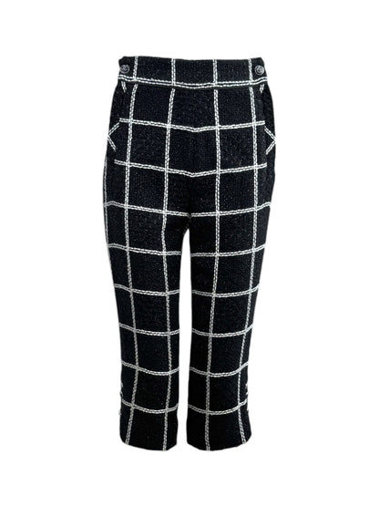 Chanel Virginie Viard Spring 2020 Look 13 Short tweed cropped trousers
