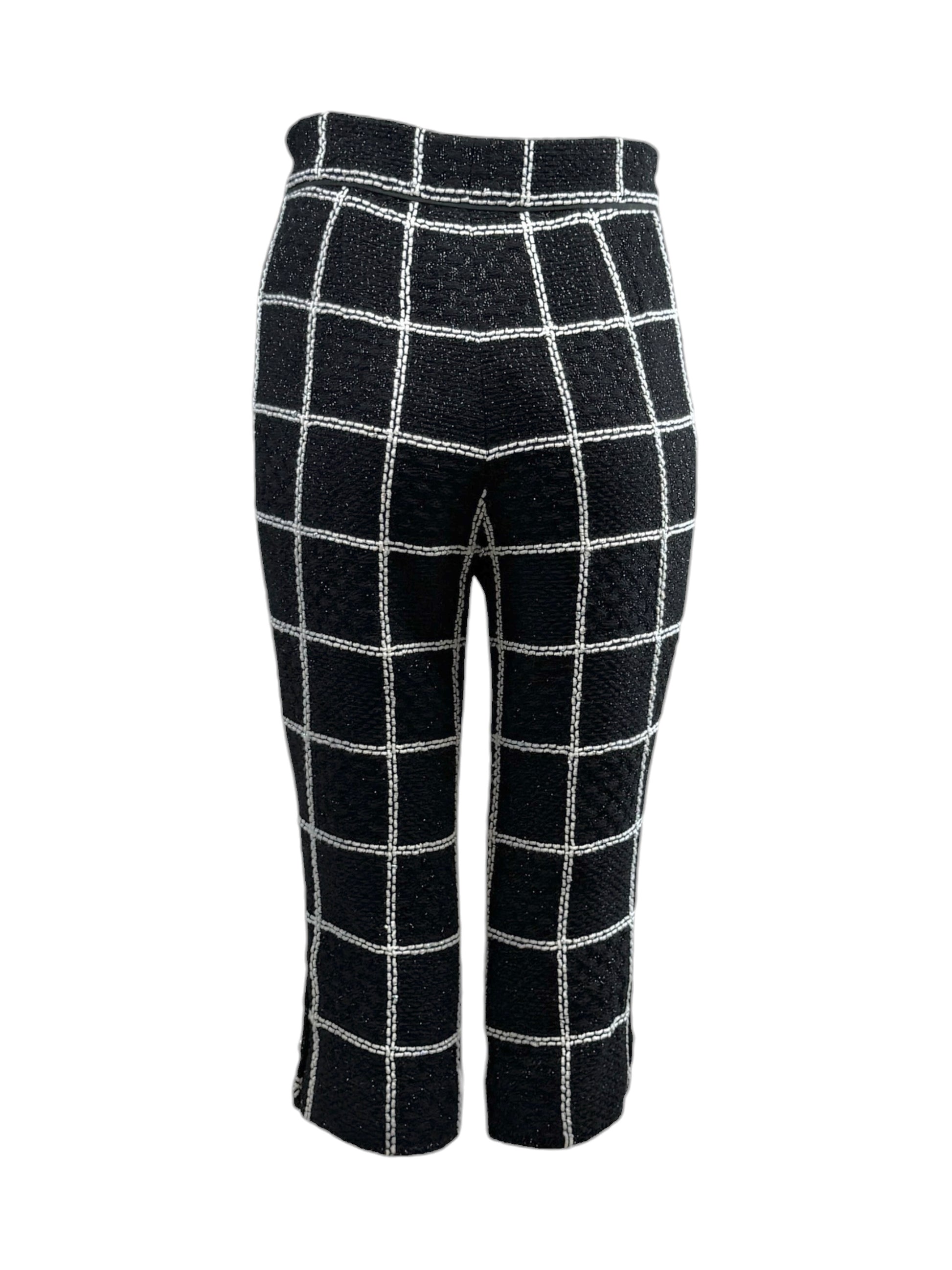 Chanel Virginie Viard Spring 2020 Look 13 Short tweed cropped trousers