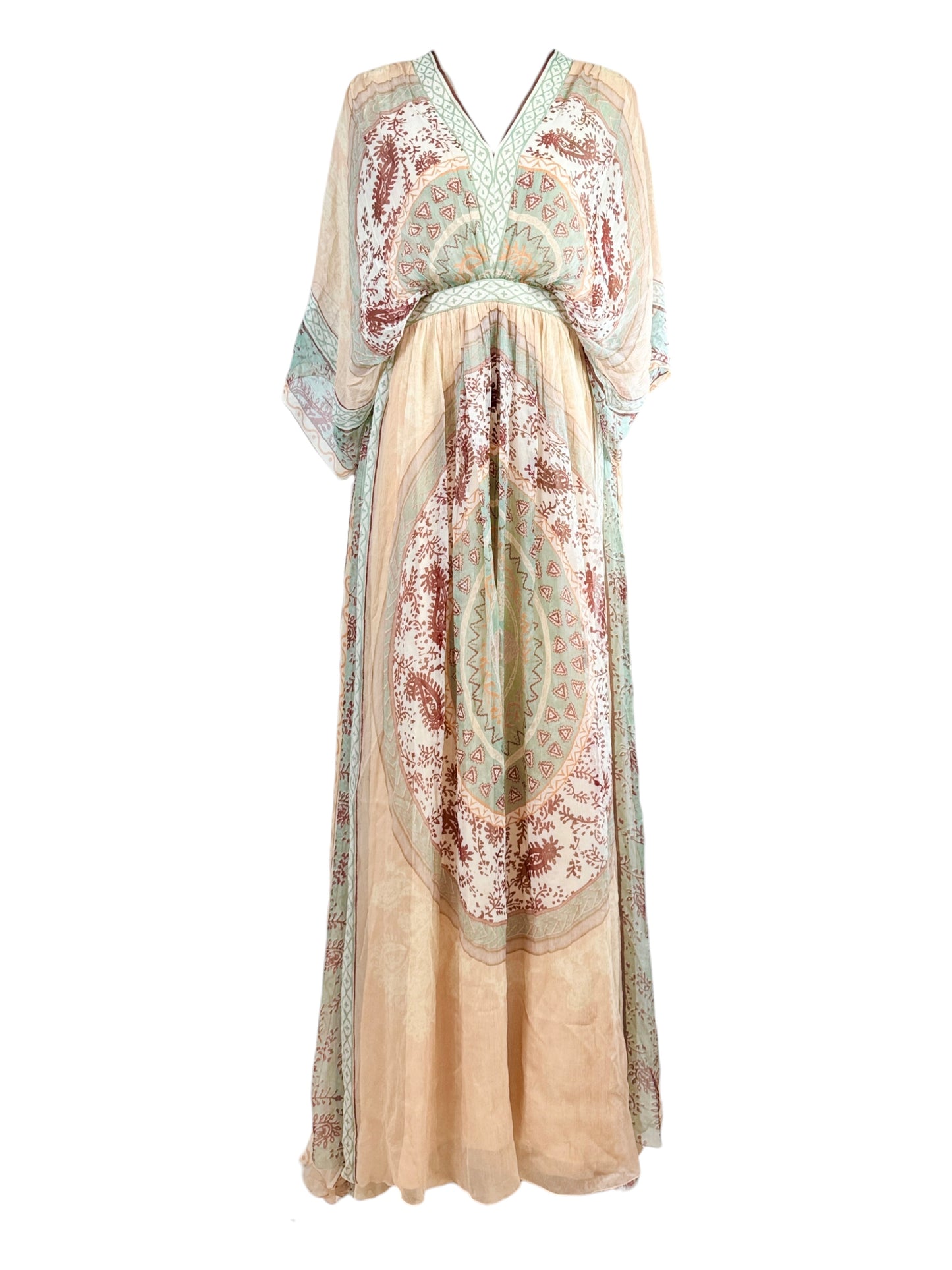 Chloé Natacha Ramsay Levy Resort 2018 Look 20 Maxi crepe silk printed dress