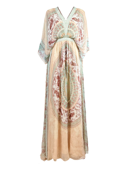 Chloé Natacha Ramsay Levy Resort 2018 Look 20 Maxi crepe silk printed dress