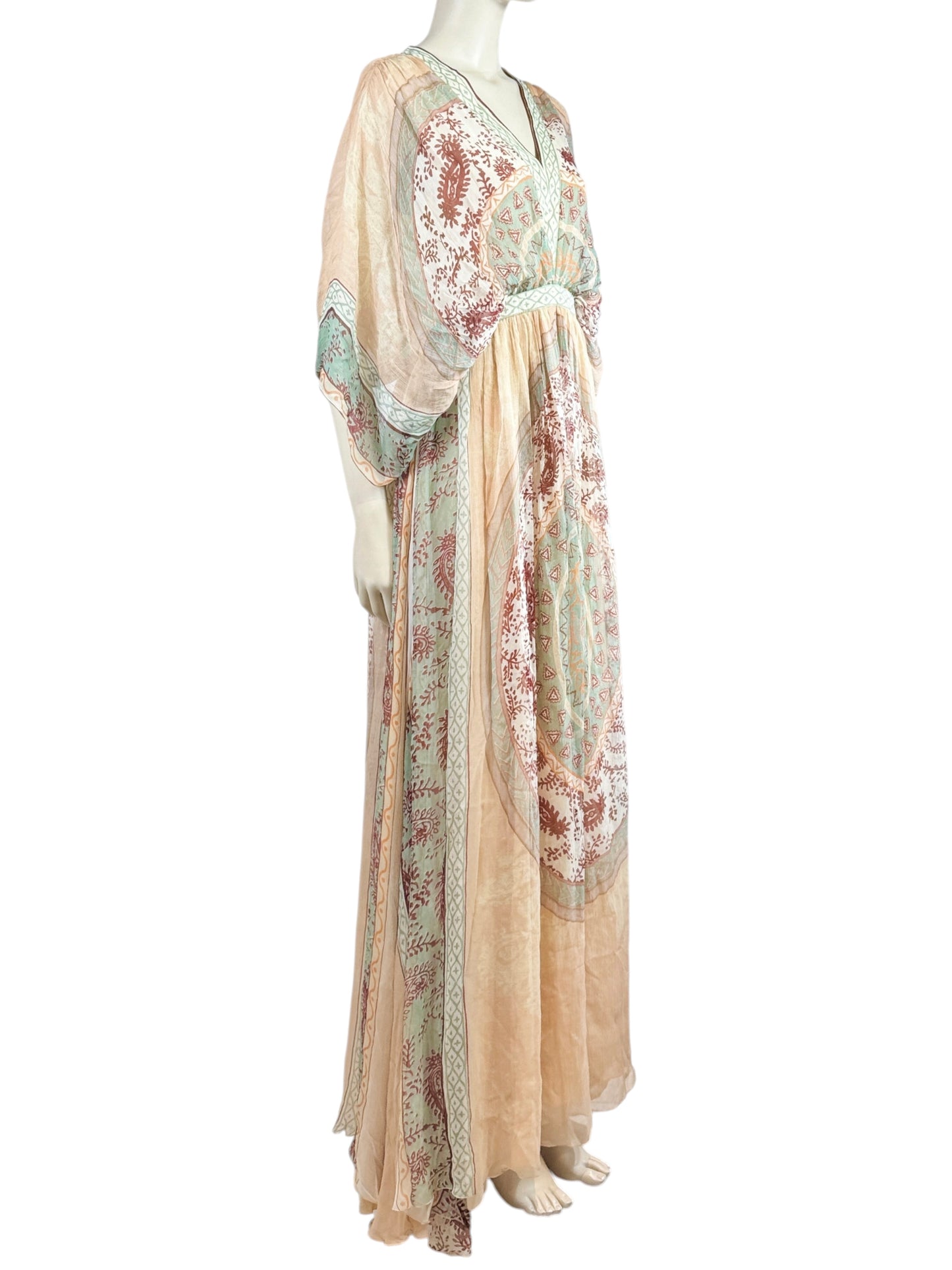 Chloé Natacha Ramsay Levy Resort 2018 Look 20 Maxi crepe silk printed dress