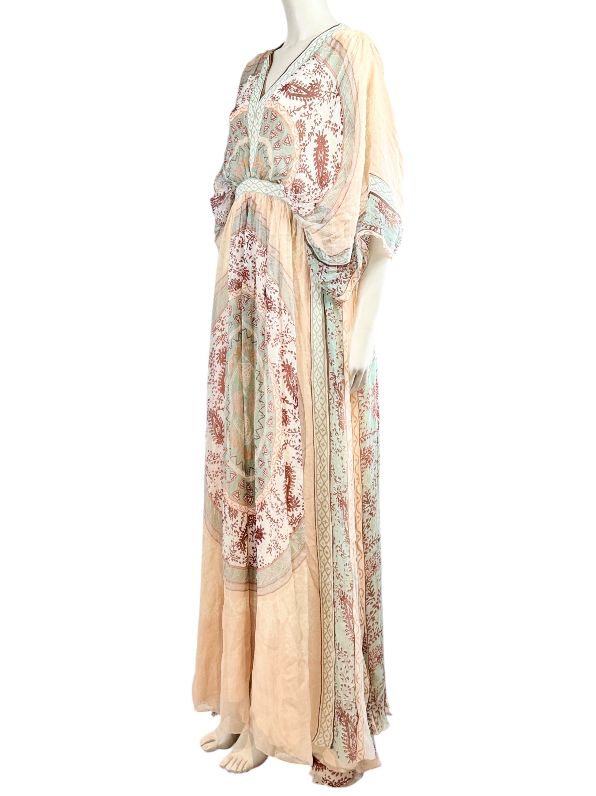 Chloé Natacha Ramsay Levy Resort 2018 Look 20 Maxi crepe silk printed dress