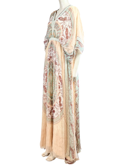 Chloé Natacha Ramsay Levy Resort 2018 Look 20 Maxi crepe silk printed dress