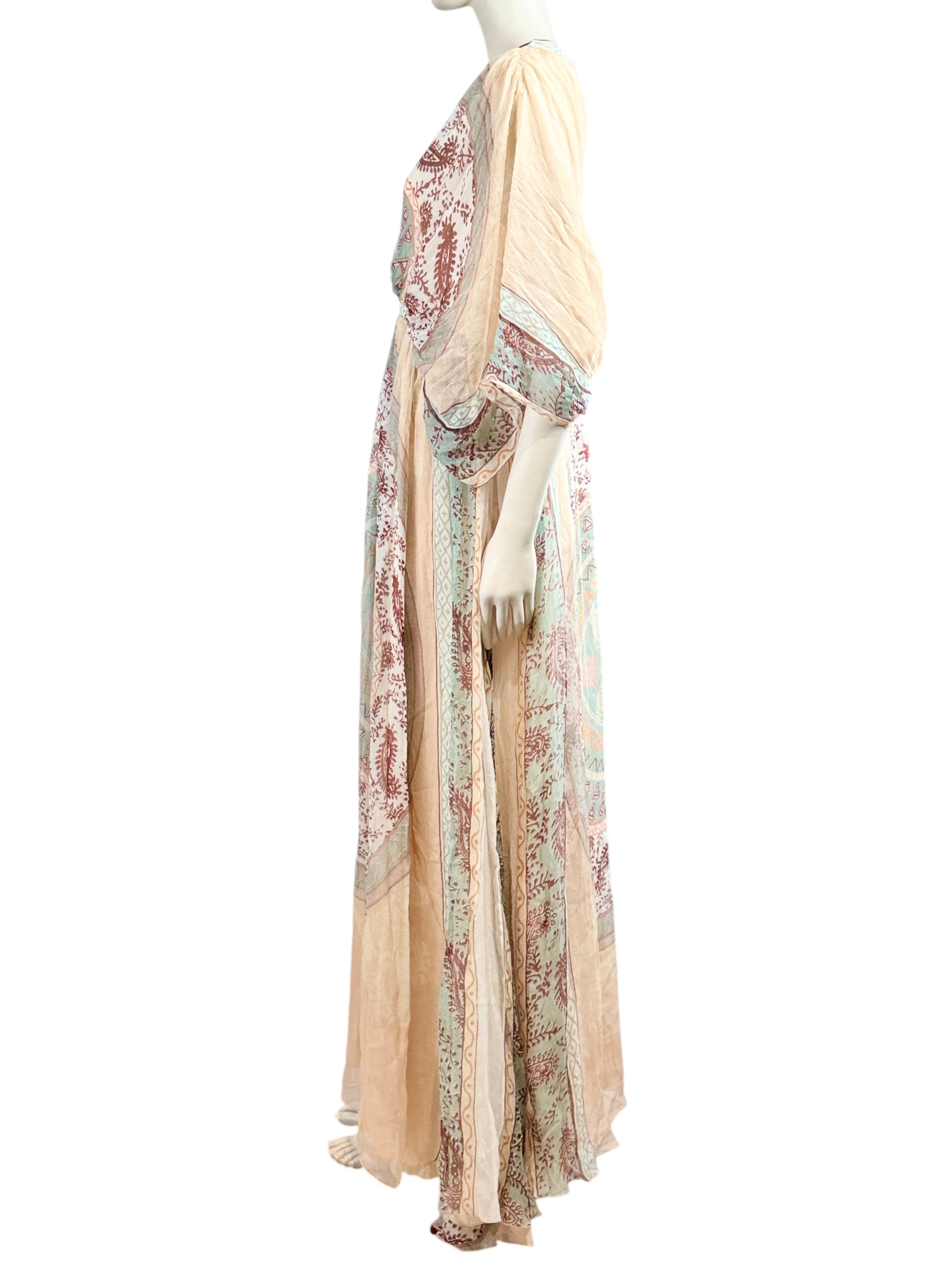 Chloé Natacha Ramsay Levy Resort 2018 Look 20 Maxi crepe silk printed dress