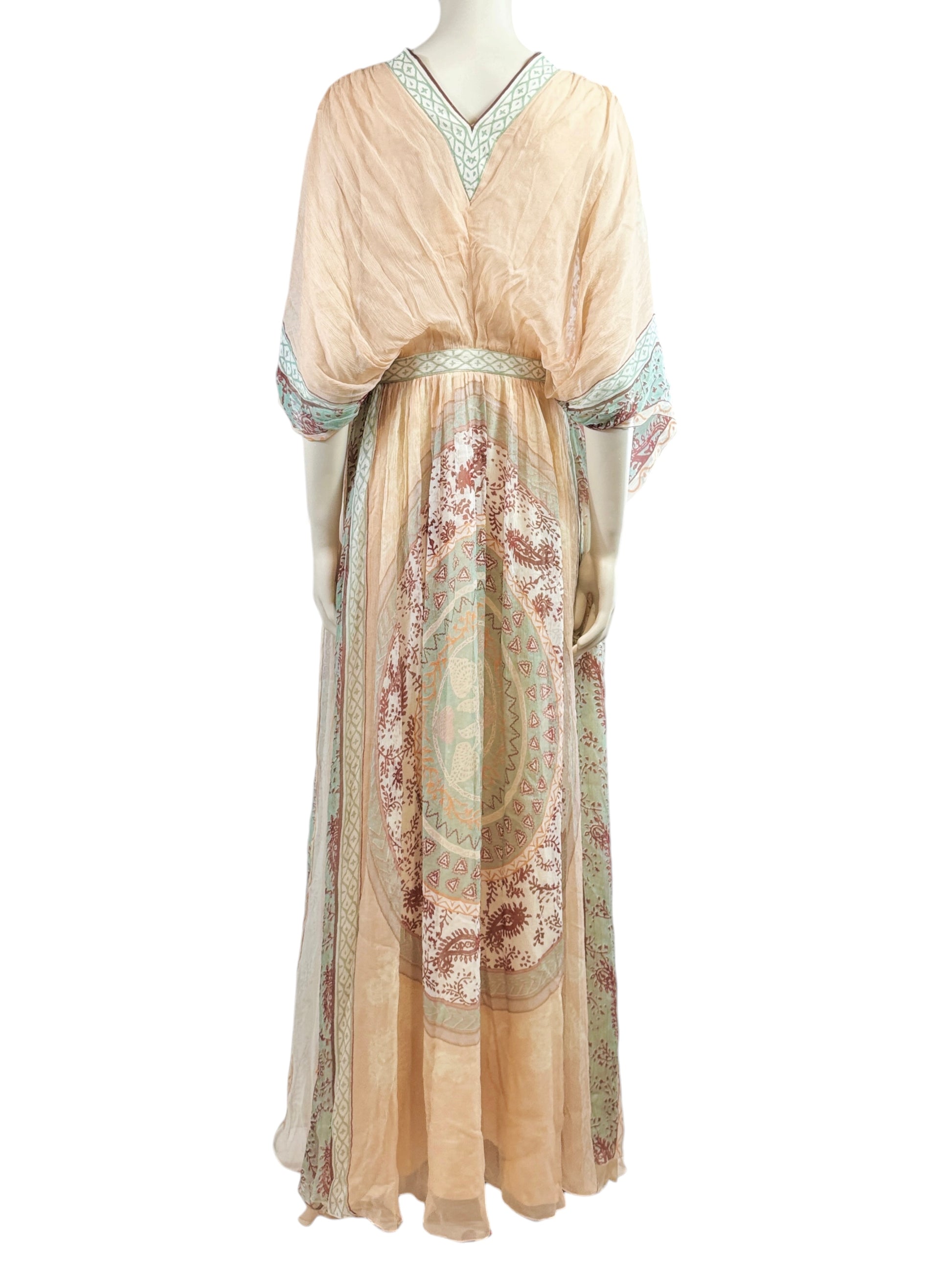 Chloé Natacha Ramsay Levy Resort 2018 Look 20 Maxi crepe silk printed dress