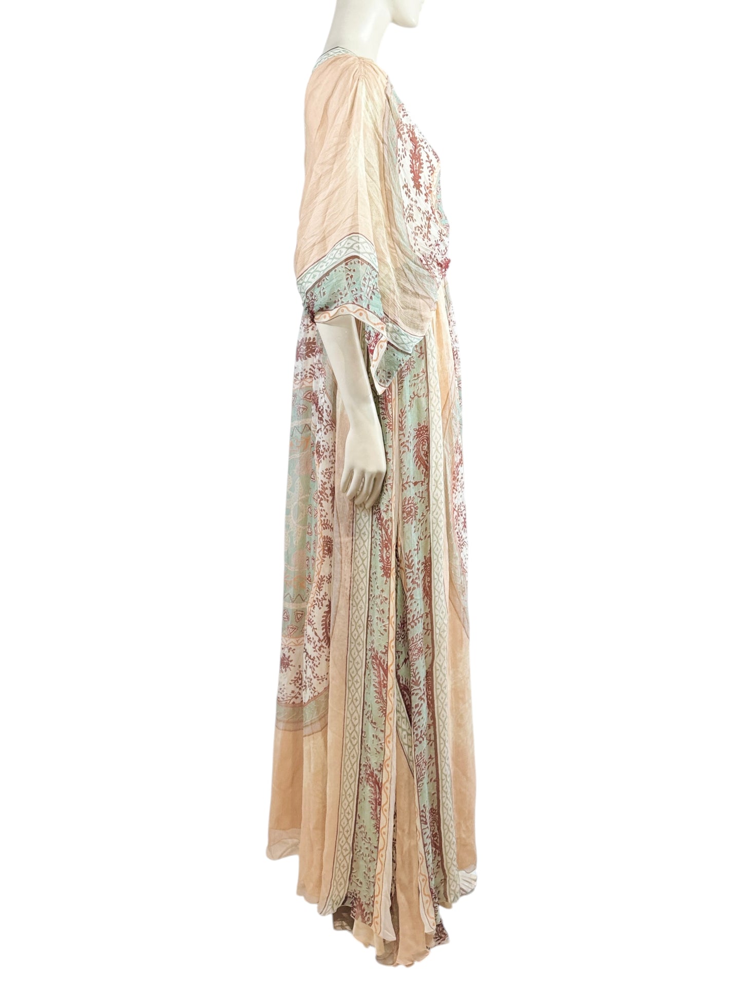 Chloé Natacha Ramsay Levy Resort 2018 Look 20 Maxi crepe silk printed dress