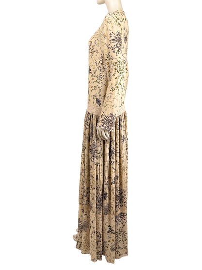Chloe Clare Waight Keller Fall 2015 Look 30 Maxi crepe floral printed dress
