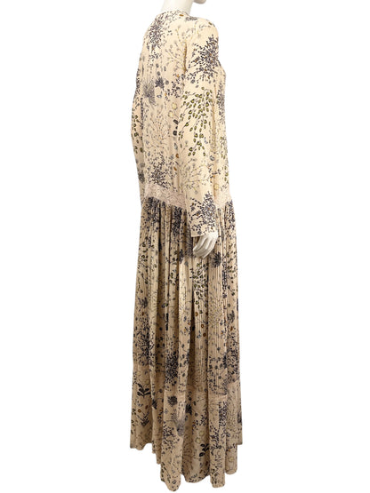 Chloe Clare Waight Keller Fall 2015 Look 30 Maxi crepe floral printed dress