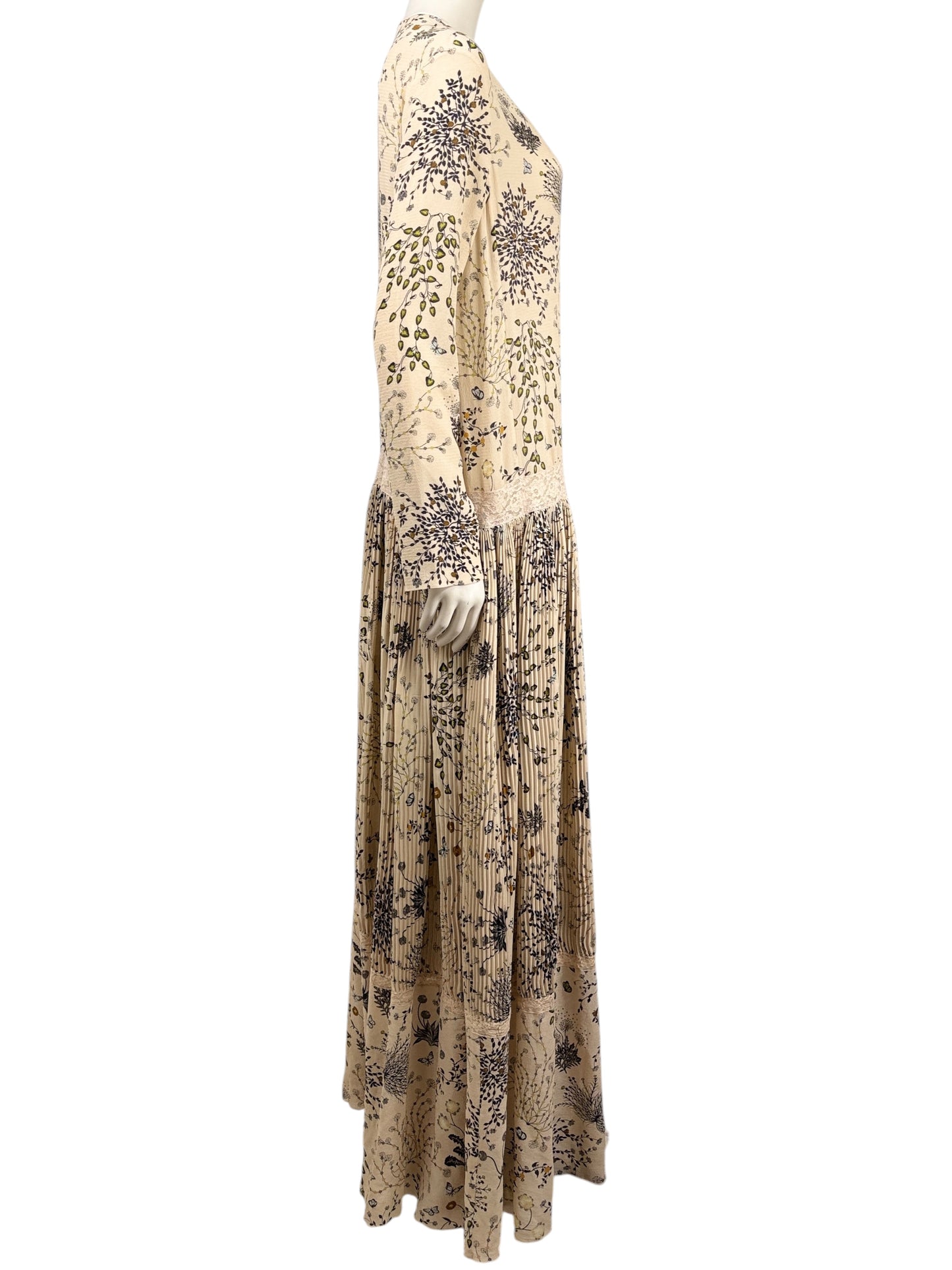 Chloe Clare Waight Keller Fall 2015 Look 30 Maxi crepe floral printed dress