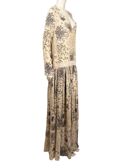 Chloe Clare Waight Keller Fall 2015 Look 30 Maxi crepe floral printed dress
