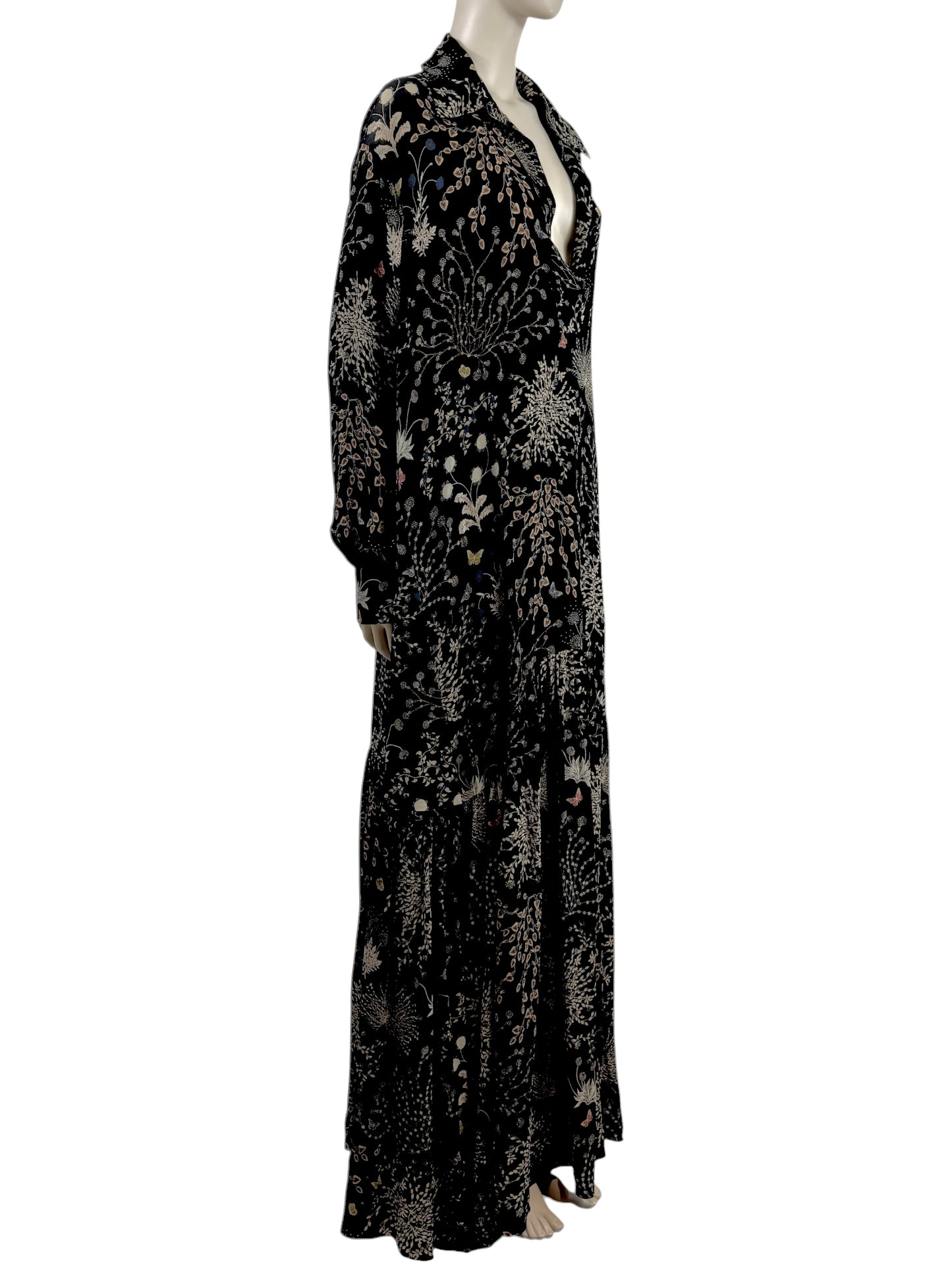 Chloe Clare Waight Keller Fall 2015 Look 32 Maxi crepe floral dress