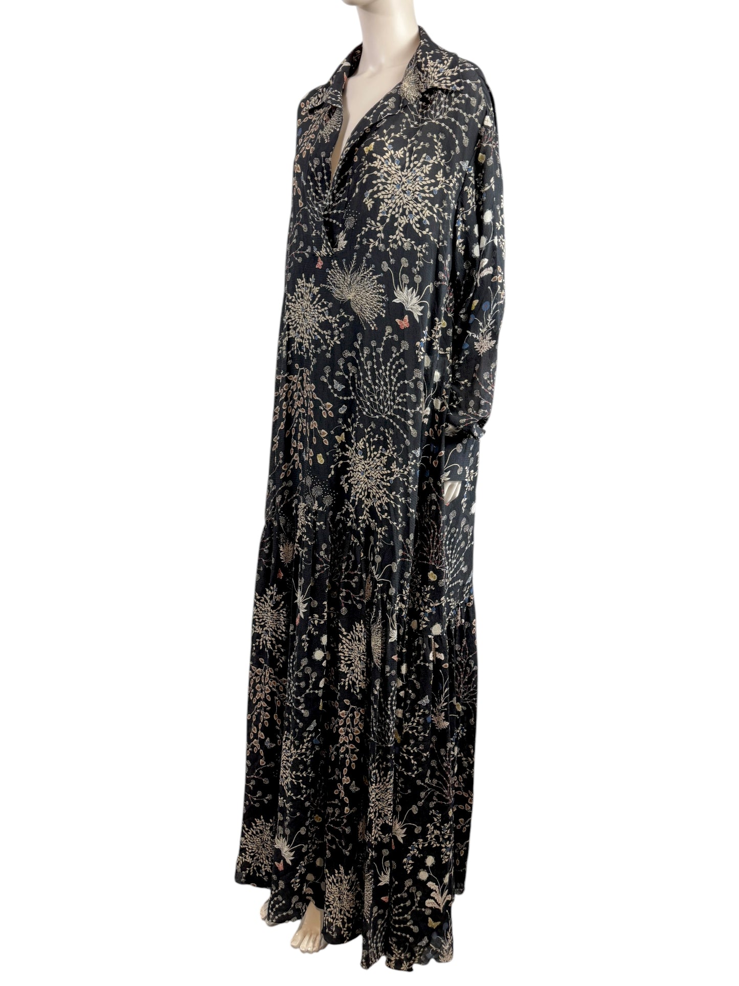 Chloe Clare Waight Keller Fall 2015 Look 32 Maxi crepe floral dress