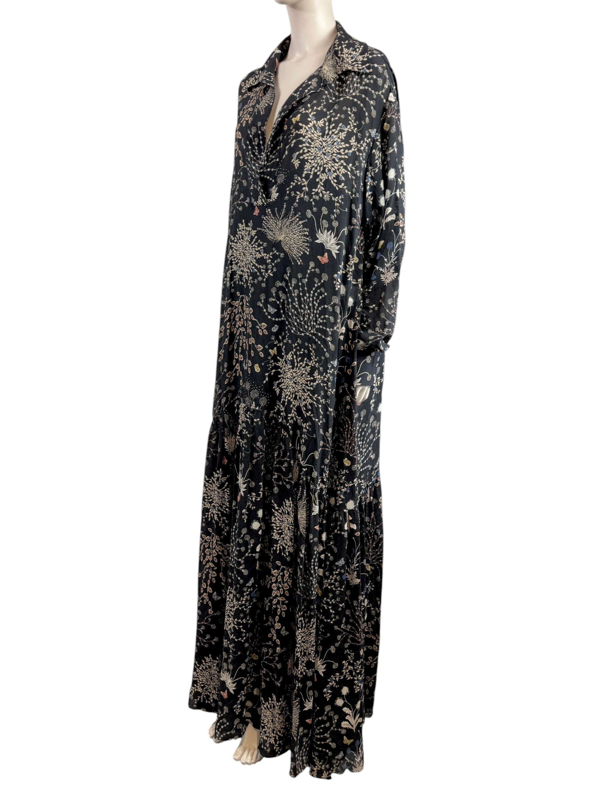 Chloe Clare Waight Keller Fall 2015 Look 32 Maxi crepe floral dress