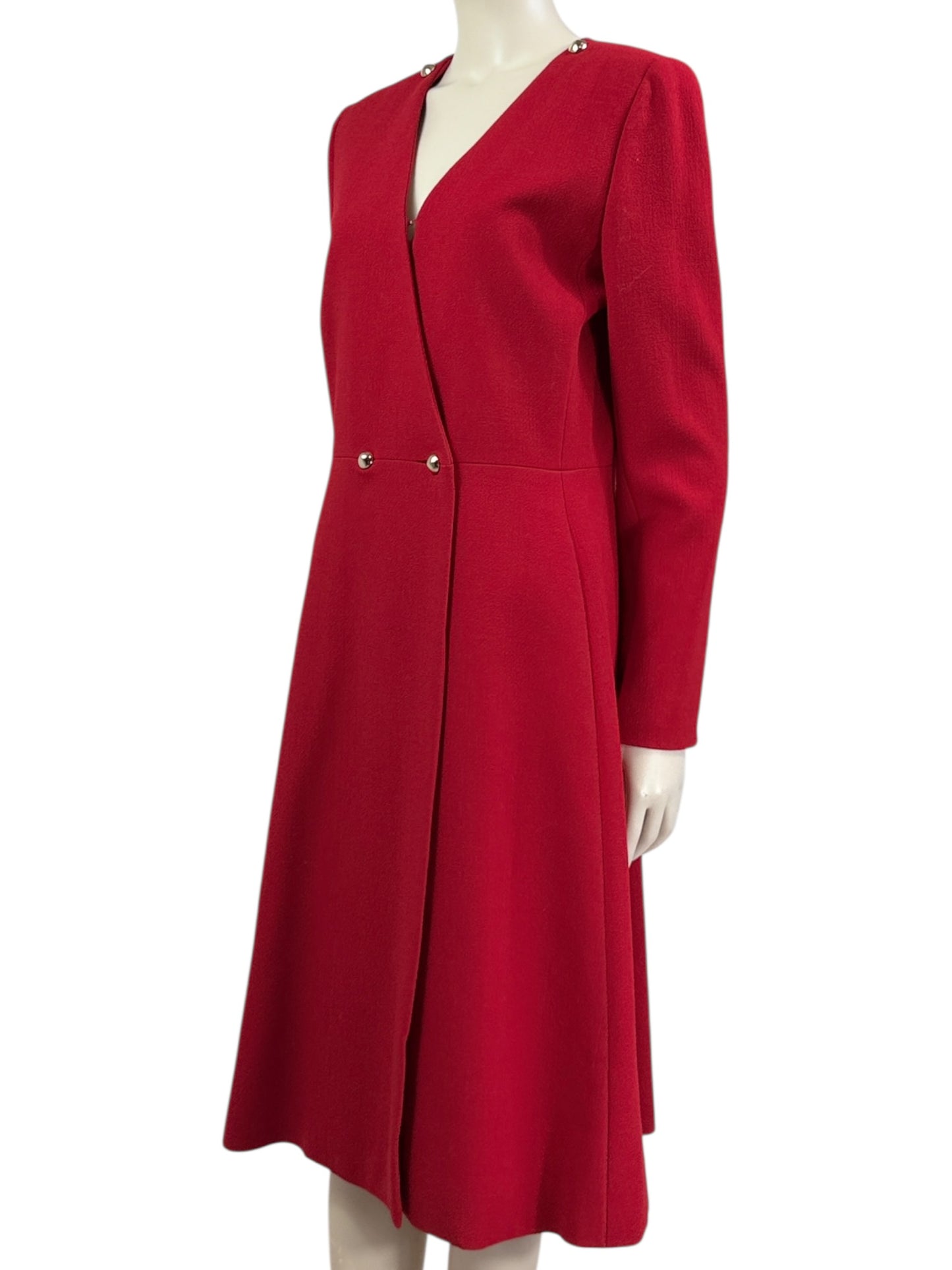 Chloe Hannah McGibbon Spring 2011 Look 20 Red coat