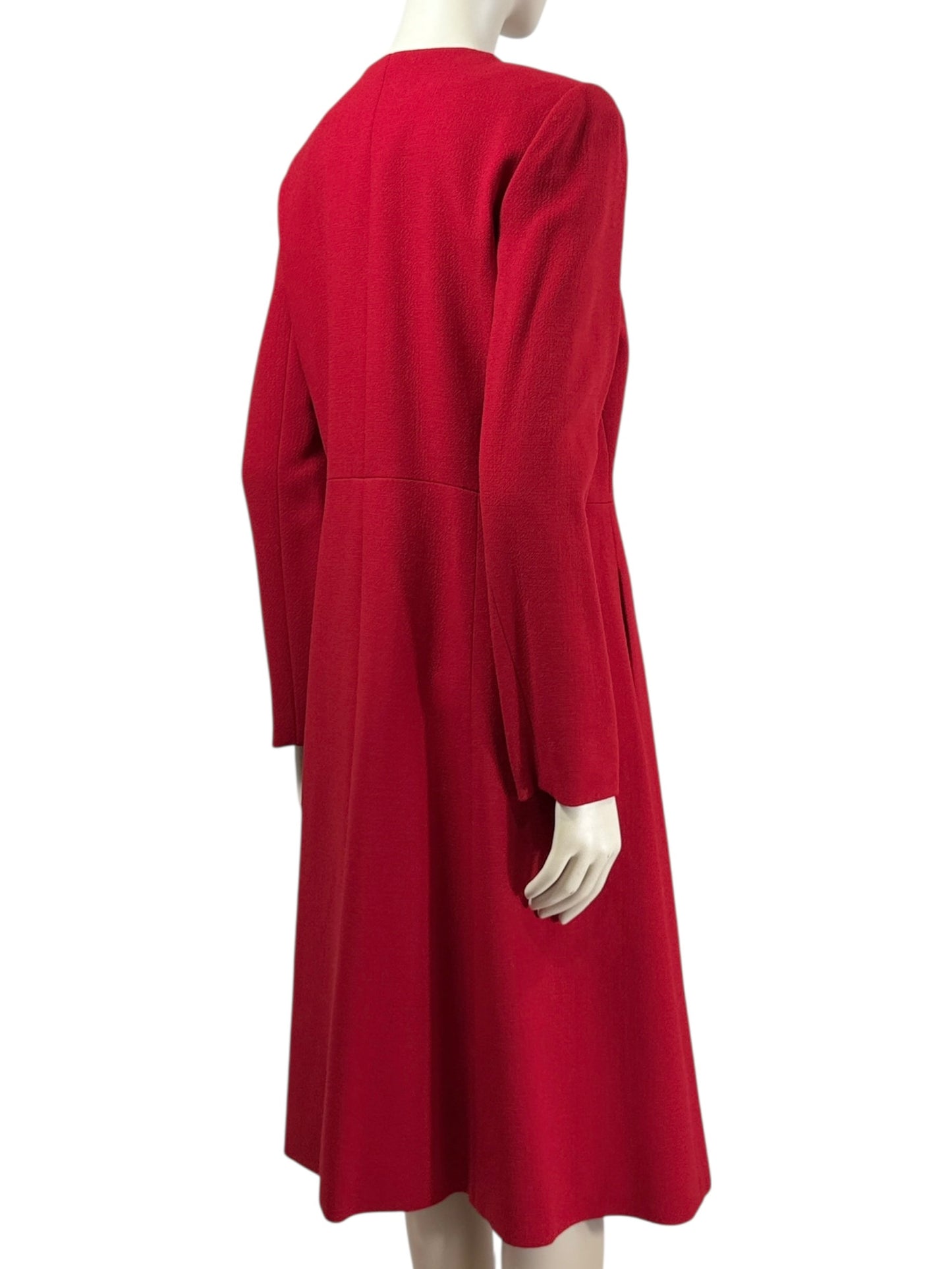 Chloe Hannah McGibbon Spring 2011 Look 20 Red coat