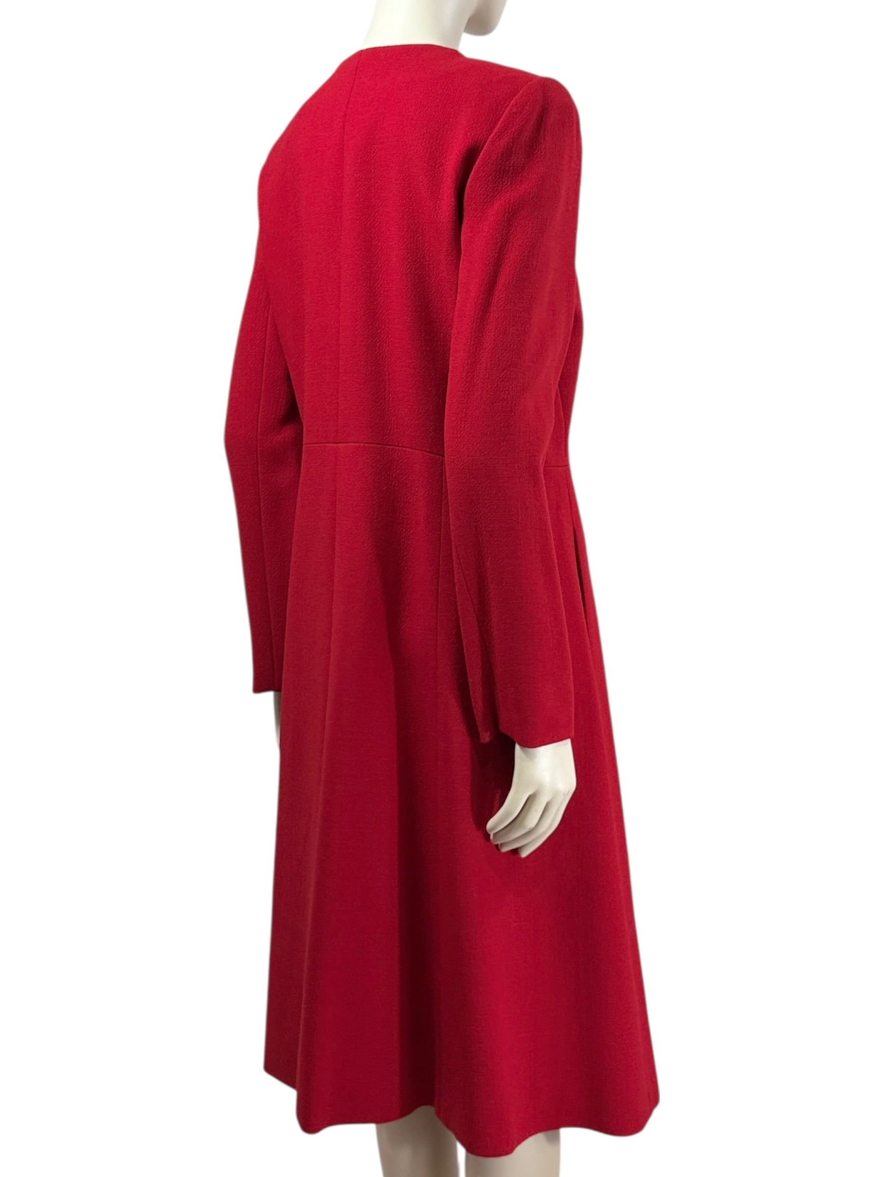 Chloe Hannah McGibbon Spring 2011 Look 20 Red coat
