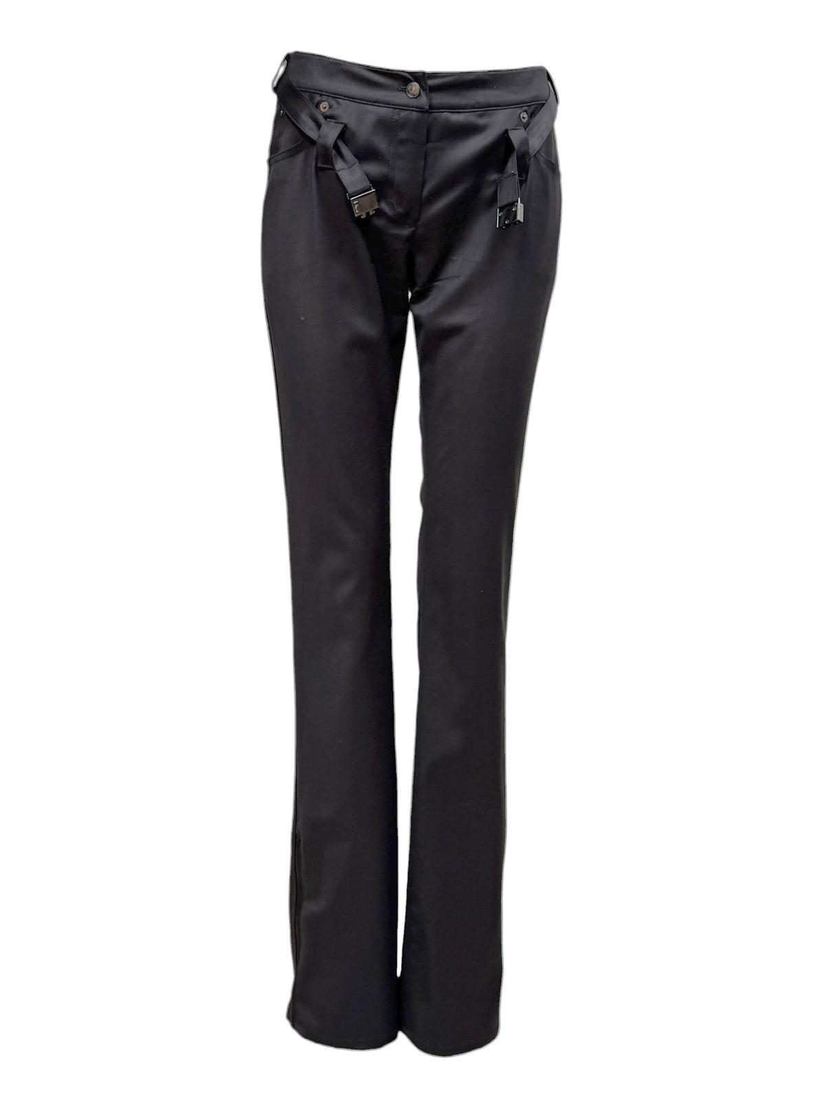 Christian Dior Boutique John Galliano Fall 2003 Ebony wool pants