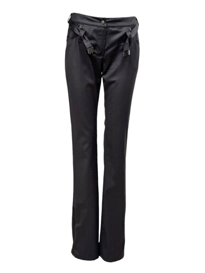 Christian Dior Boutique John Galliano Fall 2003 Ebony wool pants