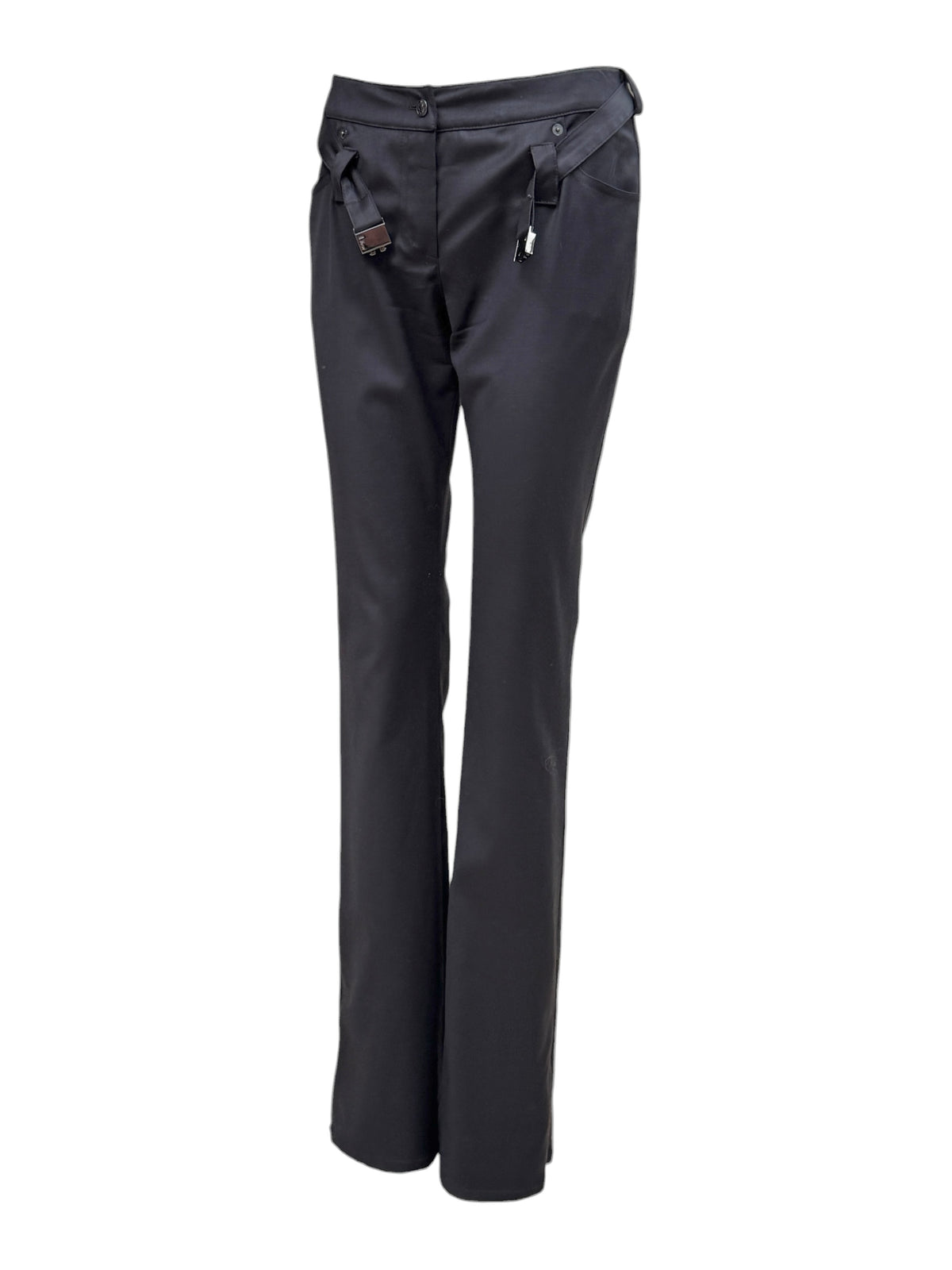 Christian Dior Boutique John Galliano Fall 2003 Ebony wool pants