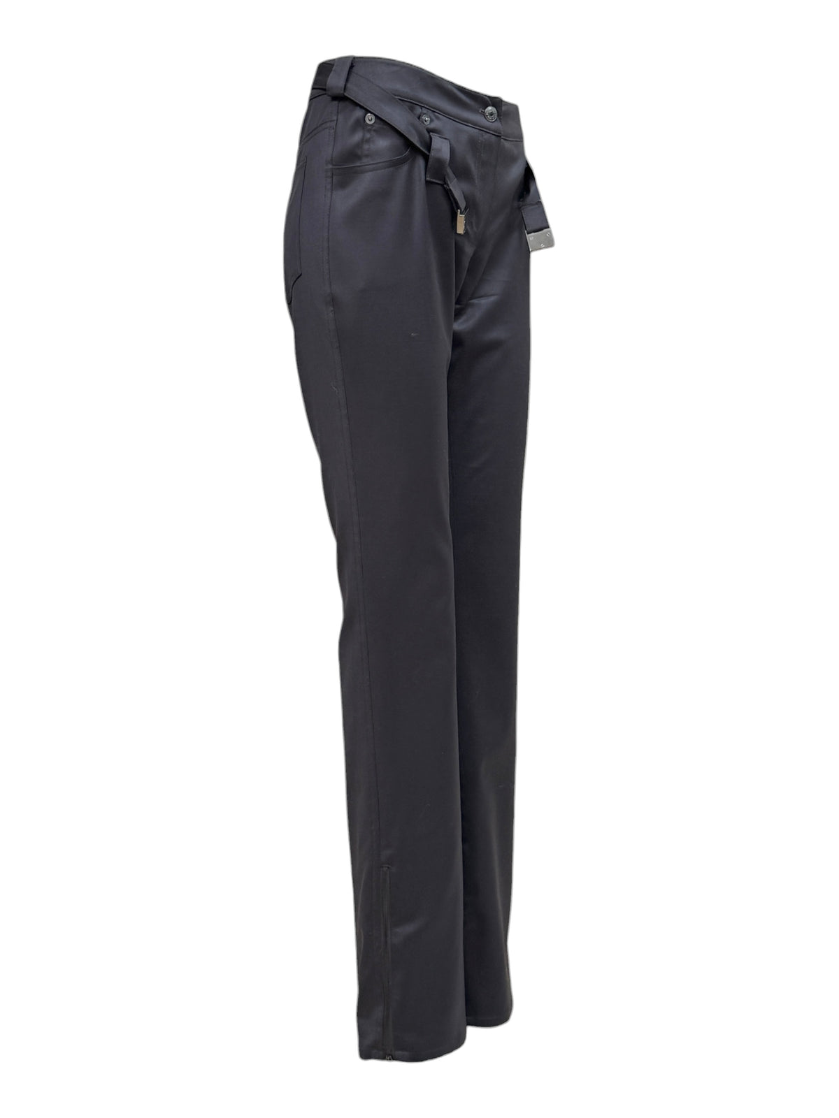 Christian Dior Boutique John Galliano Fall 2003 Ebony wool pants