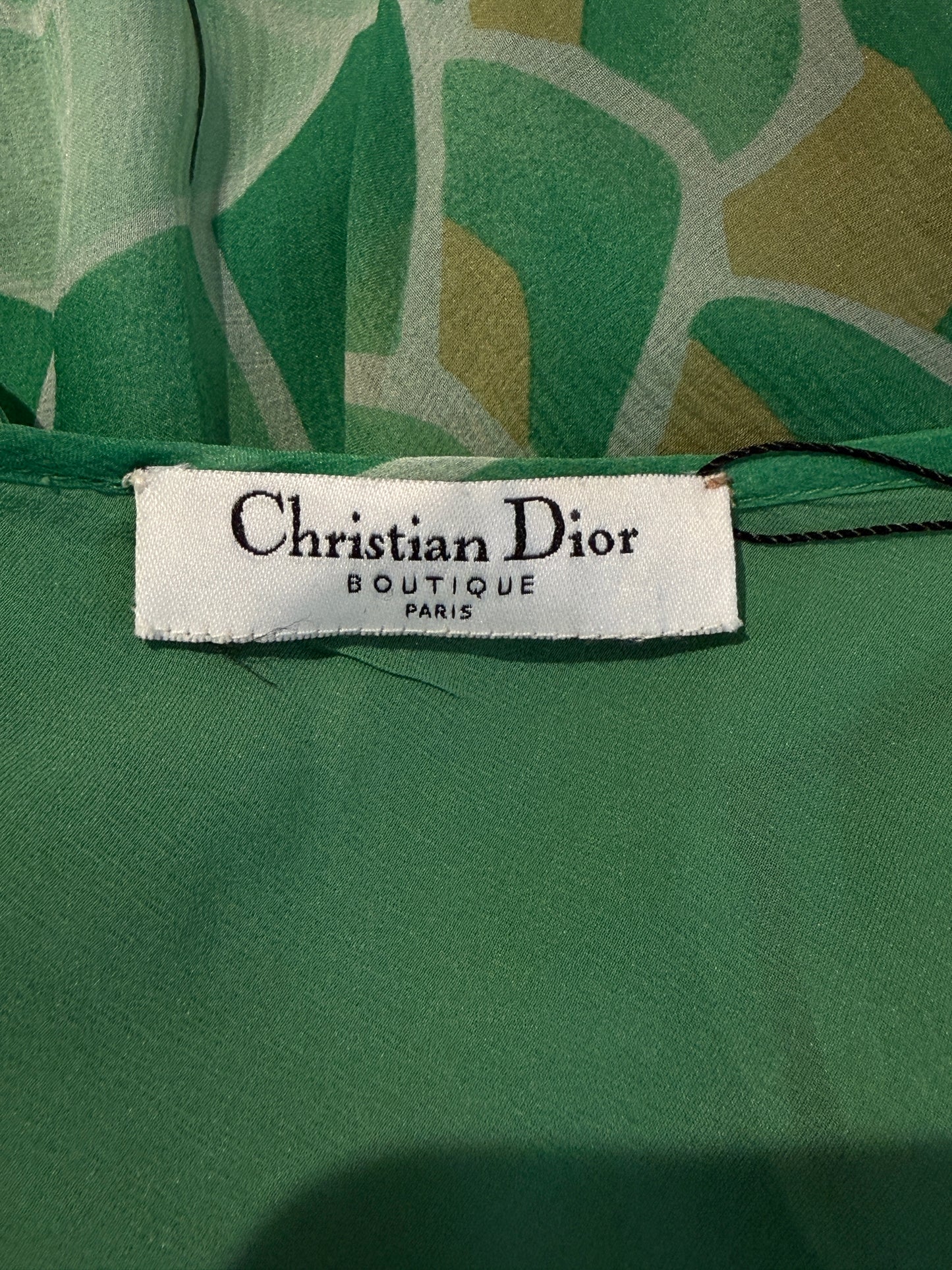 Christian Dior Boutique John Galliano Fall 2003 Koi crepe silk skirt