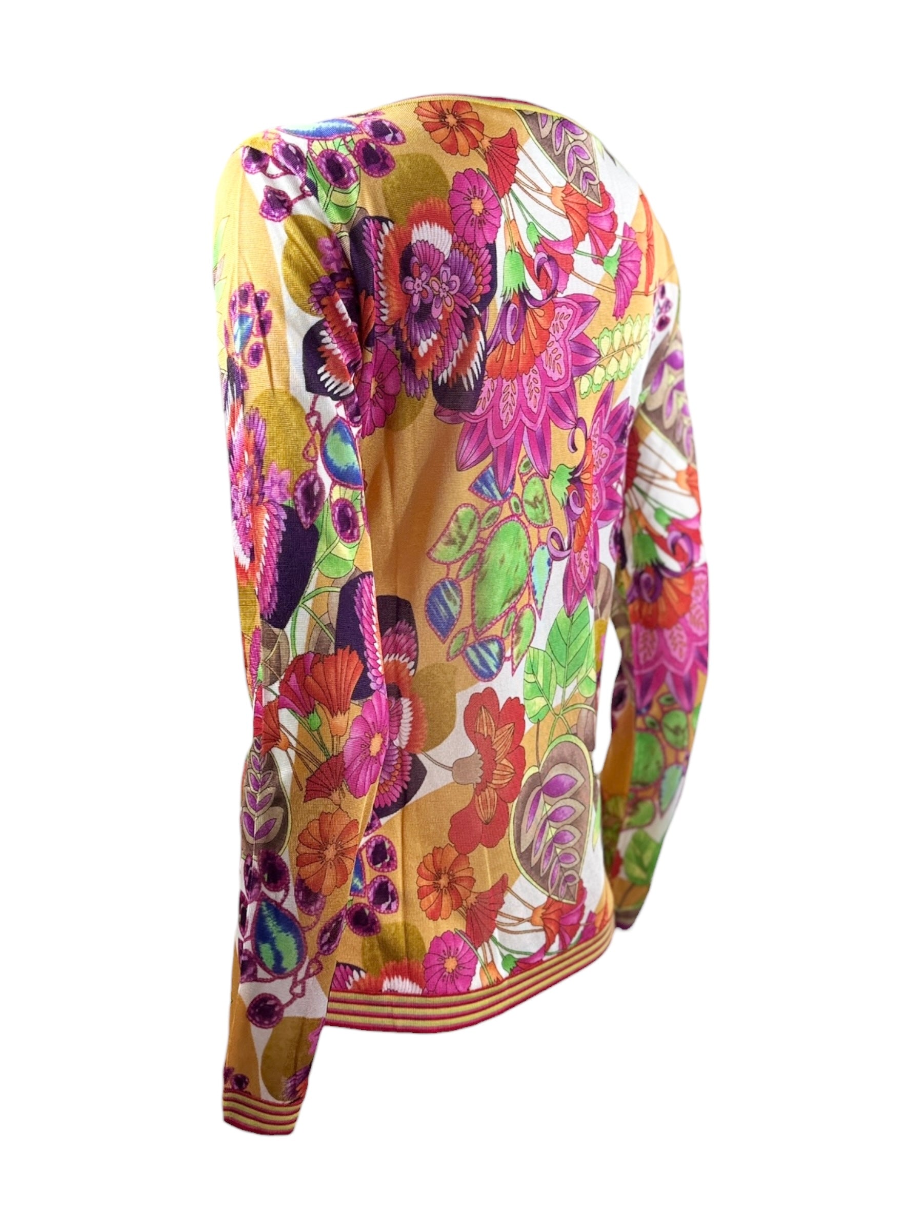 Christian Dior Galliano Spring 2005 Floral top 