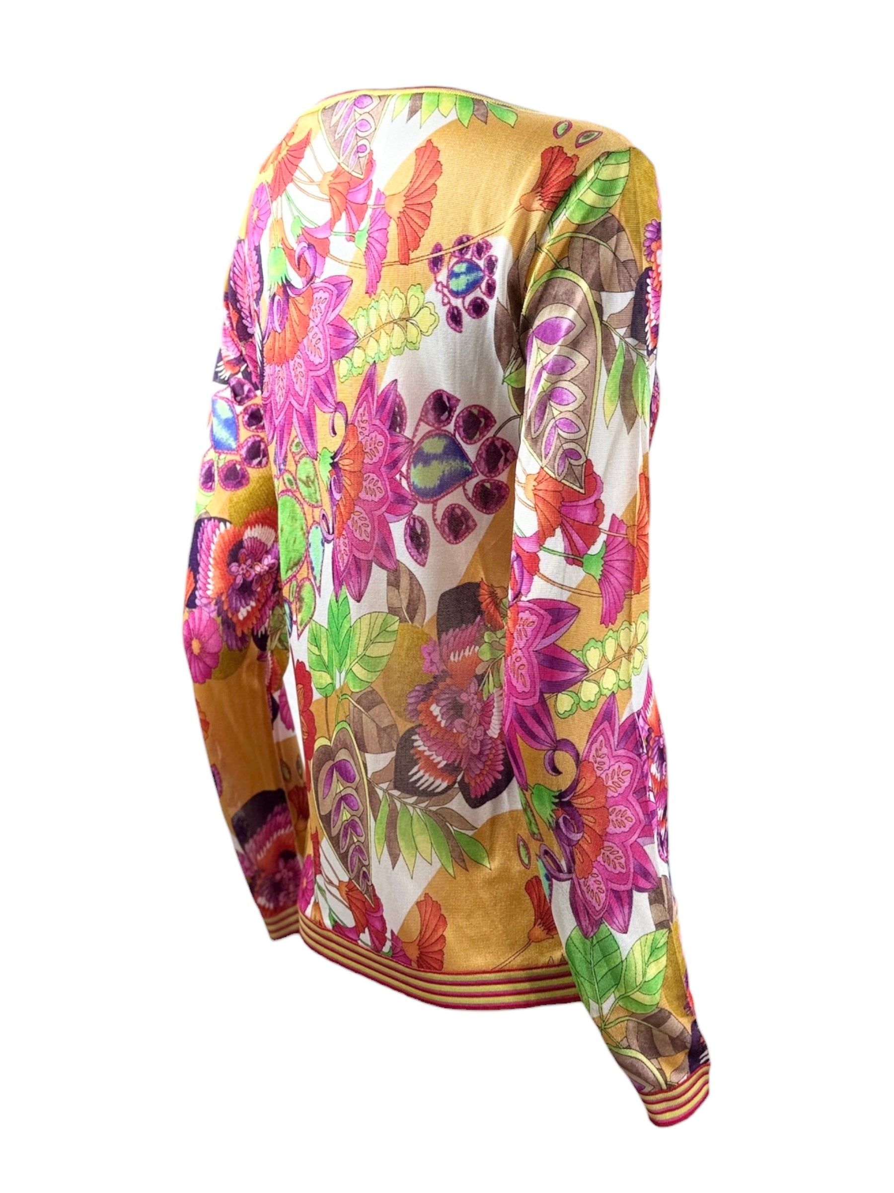 Christian Dior Galliano Spring 2005 Floral top 
