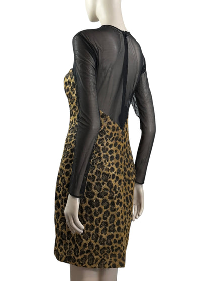 Christian Dior Gianfranco Ferre Fall 1995 Leopard Dress