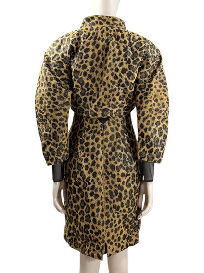 Christian Dior Gianfranco Ferre Fall 1995 Leopard Dress