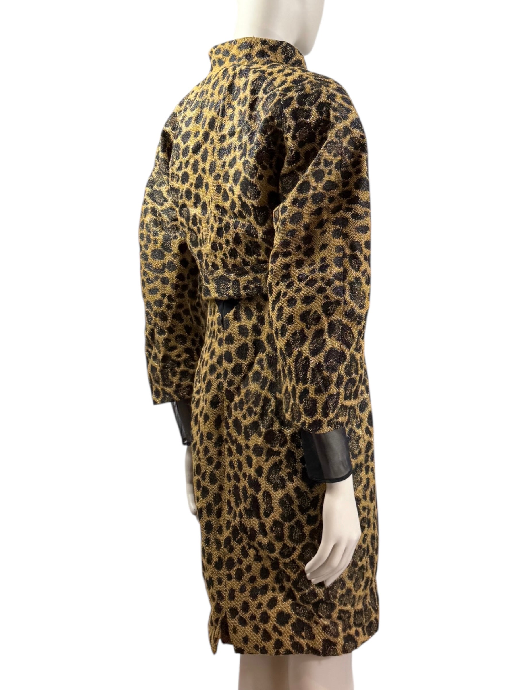 Christian Dior Gianfranco Ferre Fall 1995 Leopard Dress
