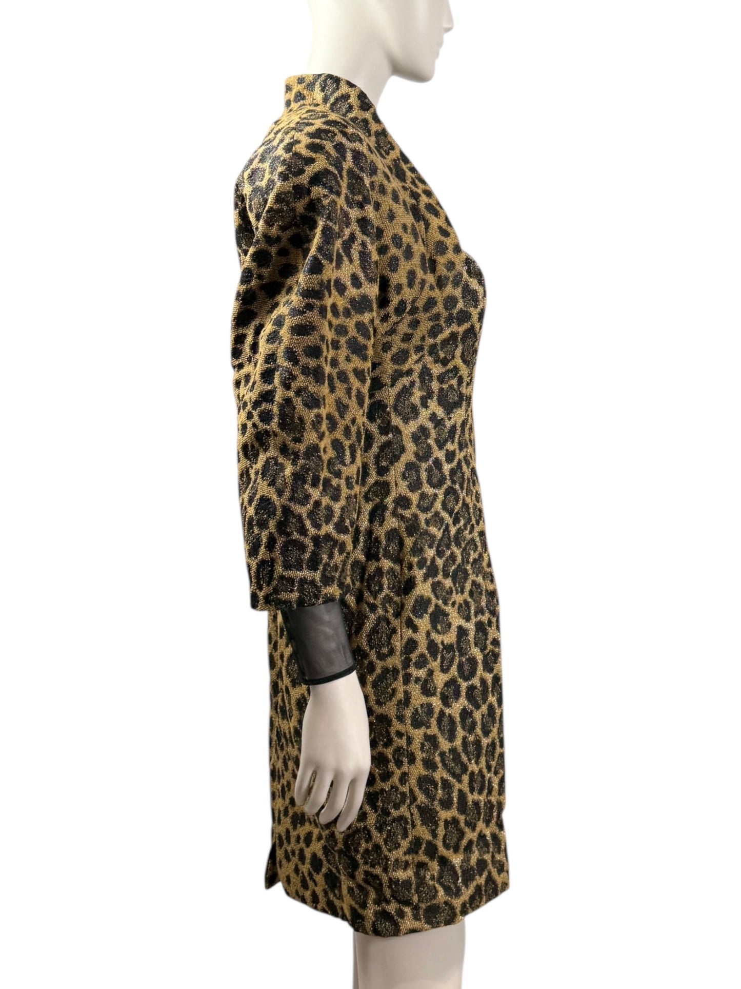 Christian Dior Gianfranco Ferre Fall 1995 Leopard Dress