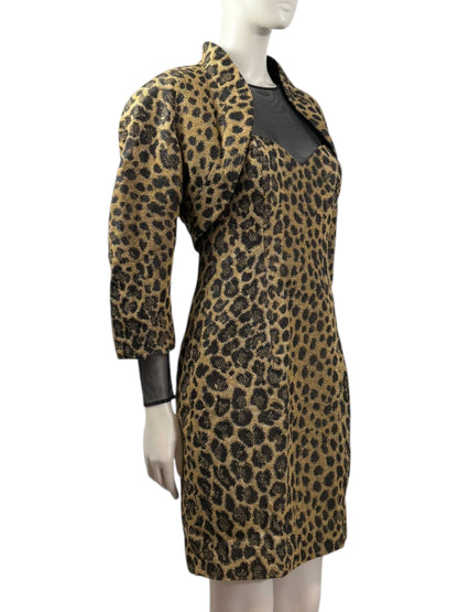 Christian Dior Gianfranco Ferre Fall 1995 Leopard Dress