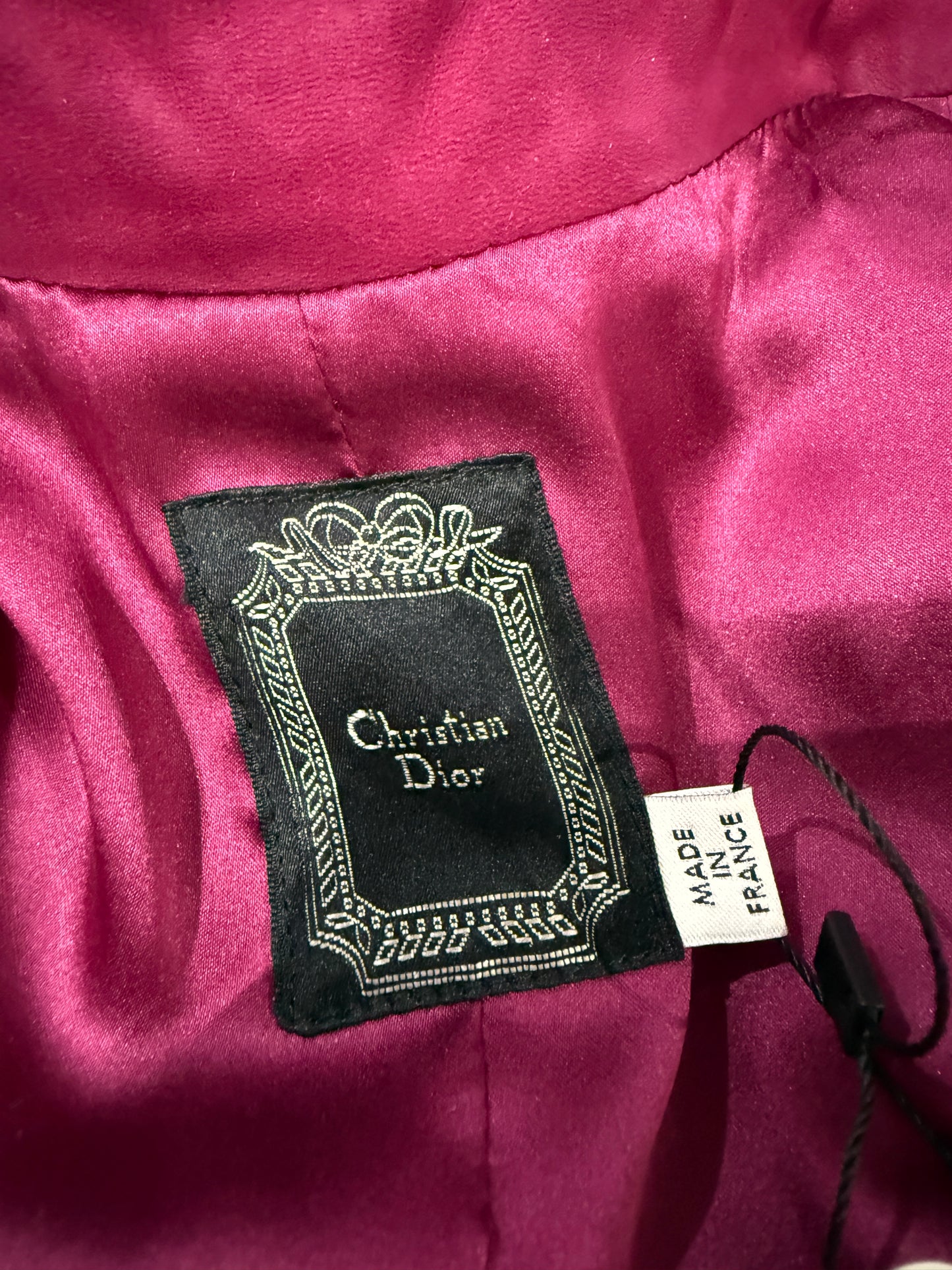 Christian Dior John Galliano - Fall/Winter 2007-2008  - Fuchsia suede lambskin coat 7