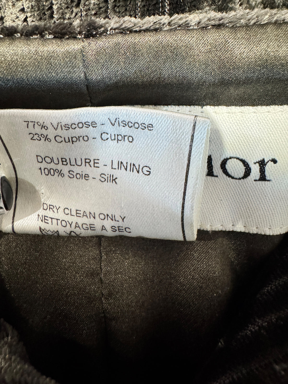 Christian Dior John Galliano Fall 2000 Brown corduroy jacket