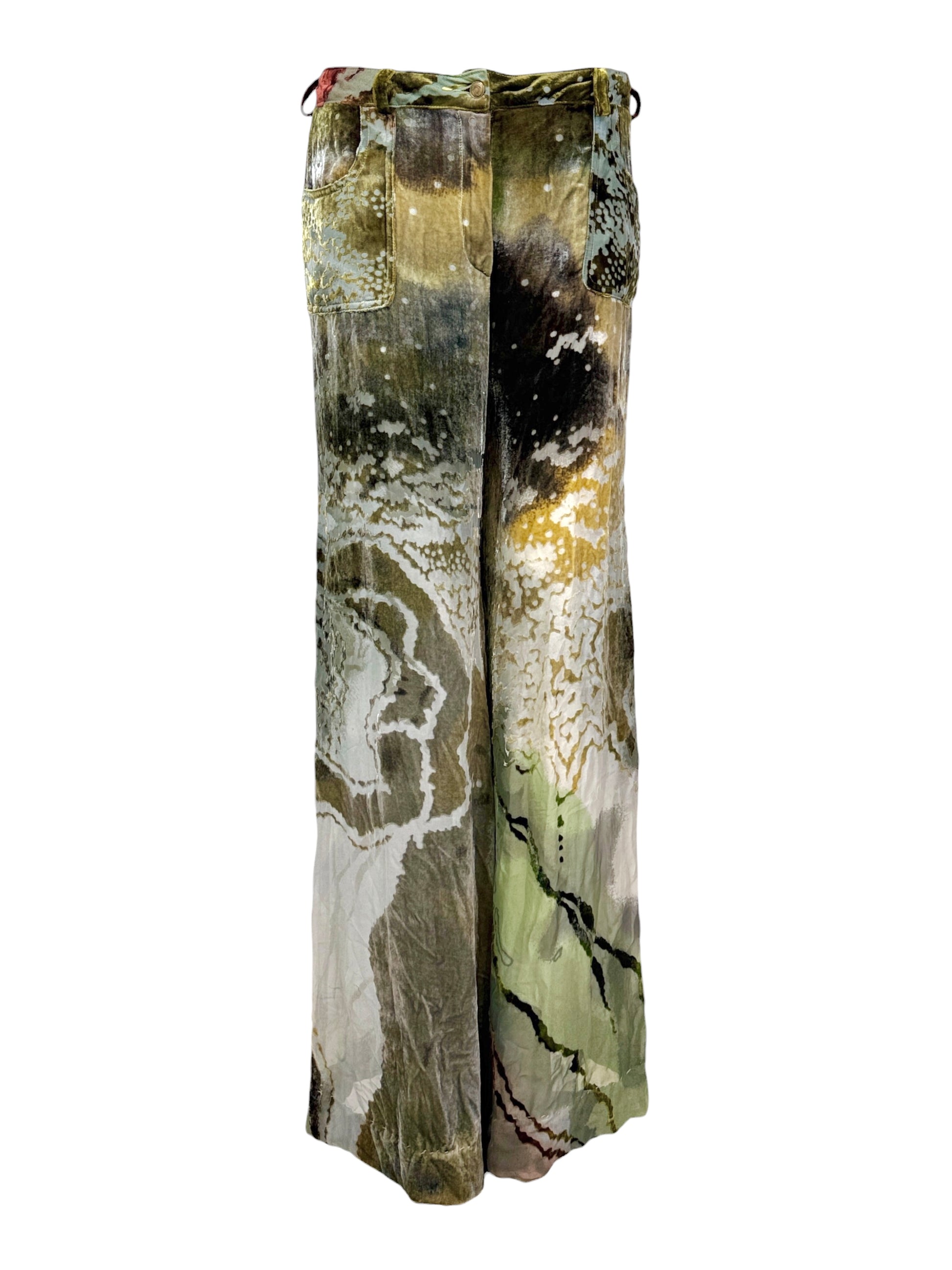 Christian Dior John Galliano Fall 2001 velvet pants