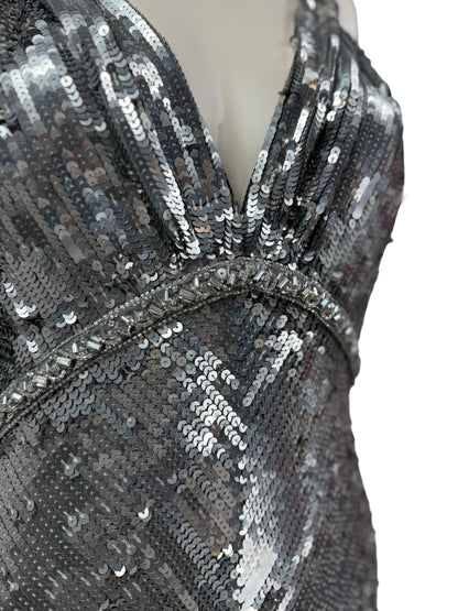 Christian_Dior_John_Galliano_Prefall_2010_Look_20_Silver_metallic_sequined_dress